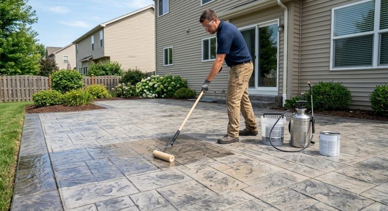 Porch Concrete Sealing in Renton, WA