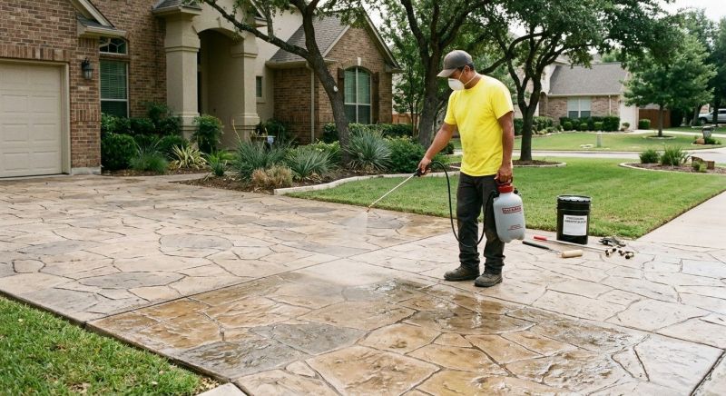Porch Concrete Sealing in Puyallup, WA